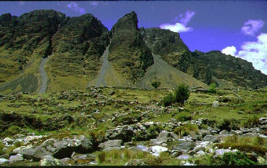Upper part of Zongo valley