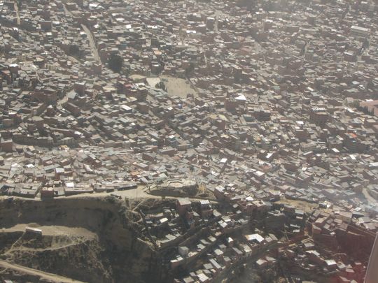 Aerial view of El Alto