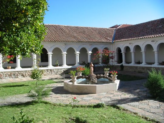 First cloisters of the convent