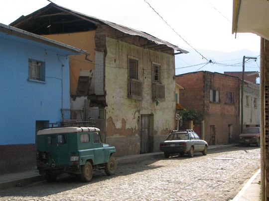 Narrow street in Coroico