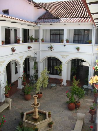 Patio of Hotel Sucre