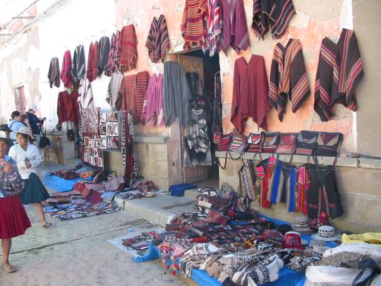 Handicraft textile shop