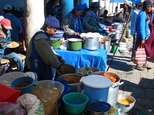 Popular food in the market