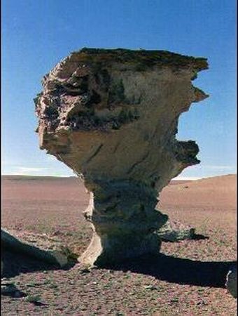 Formations rocheuses dans la Valle de las Rocas